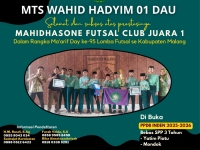 JUARA 1 LOMBA FUTSAL SE KABUPATEN MALANG