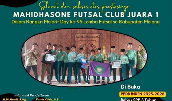 JUARA 1 LOMBA FUTSAL SE KABUPATEN MALANG